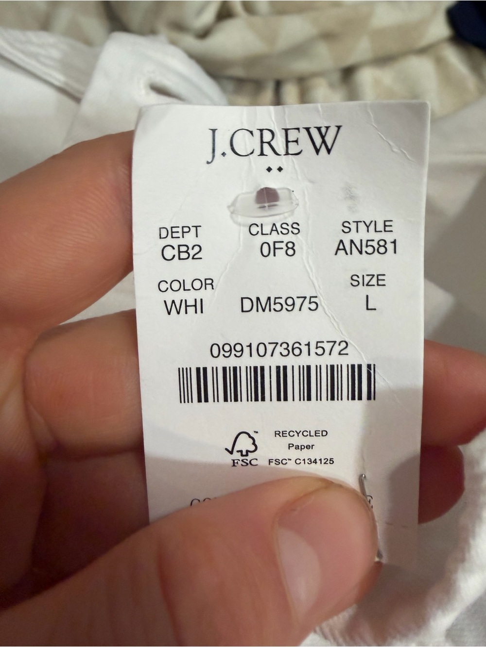 J crew Classic jean jacket in white wash - Picture 5 of 5